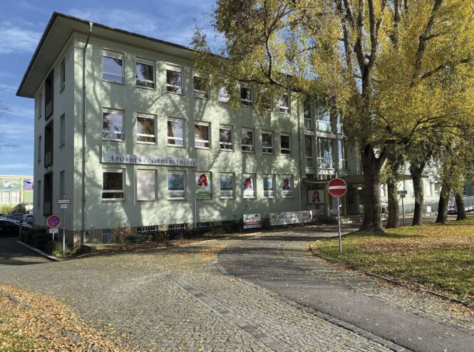 Gebäudeansicht der Podologie-Praxis Stets in Dresden Niedersedlitz